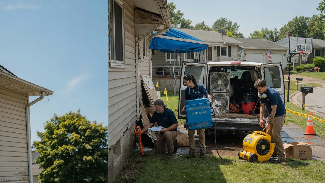 Ceiling Leak Cleanup in Leavenworth, IN near me