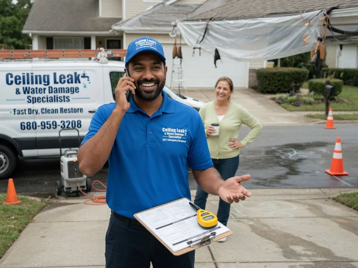 Ceiling Leak Cleanup Leavenworth, IN FAQs